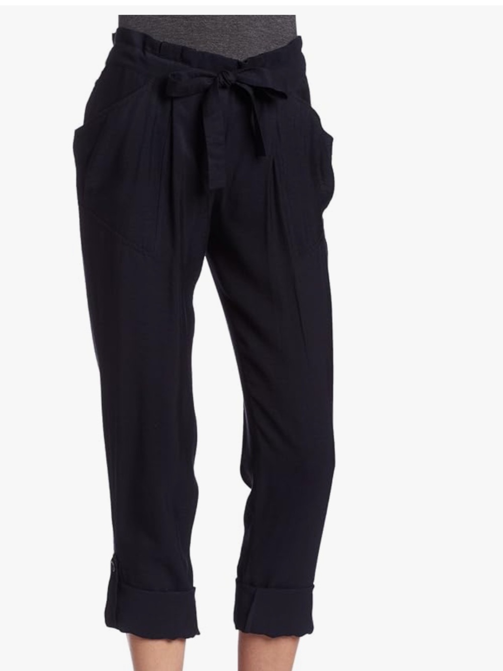 BCBGMaxAzria Navy Fiona Relaxed Pants Sz 0